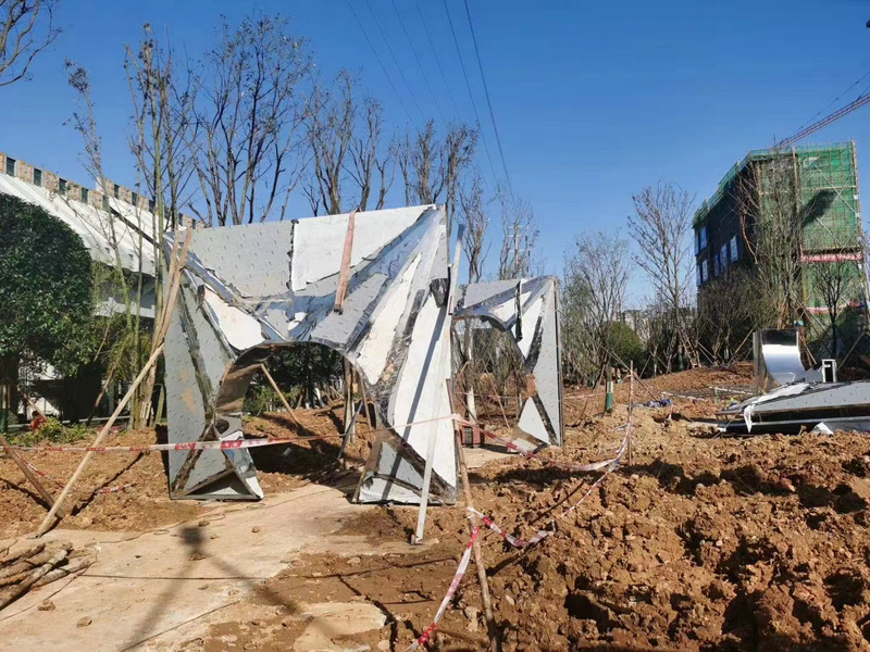 成都电建地产洺悦府景观妖精视频污在线观看工程